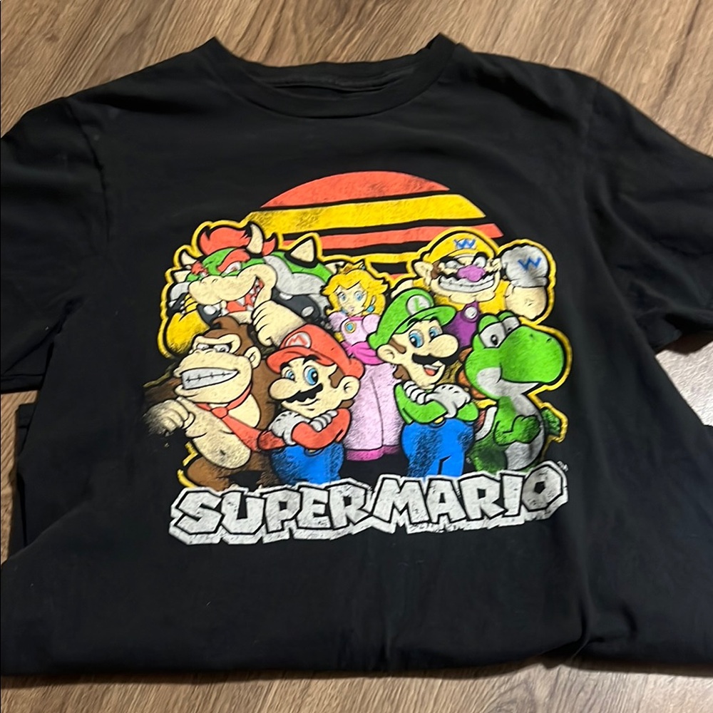 Nintendo Black Super Mario T-Shirt